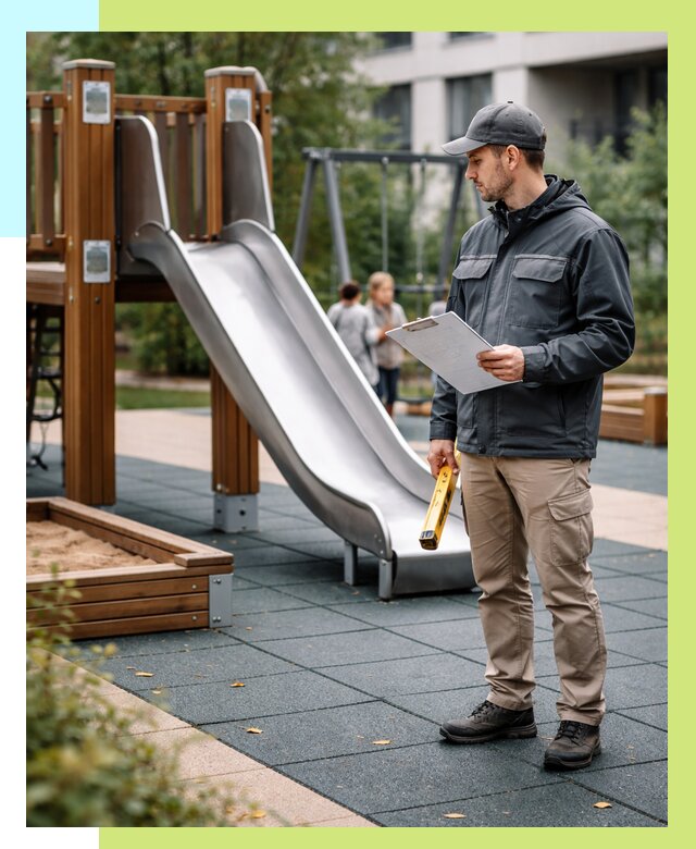 Сертификация детских площадок в Клинцах от 25990 р. | Алешин-Клы