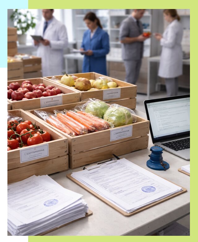 Сертификация овощей и фруктов в Клинцах от 8837 р. | Алешин-Клы