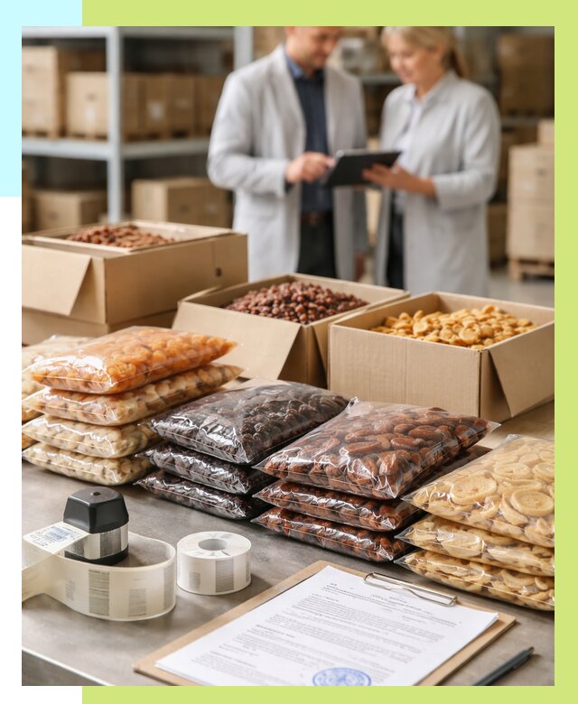 Сертификация сухофруктов в Клинцах от 12475 р. | Алешин-Клы под ключ