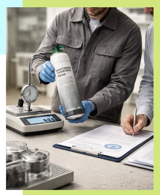 Сертификация монтажной пены в Клинцах от 15594 р. | Алешин-Клы