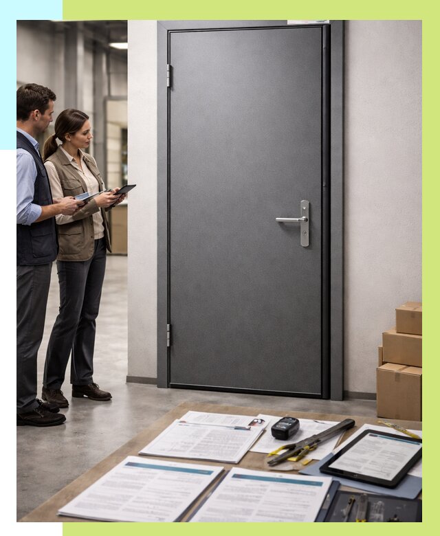 Сертификация противопожарных дверей в Клинцах от 9356 р. | Алешин-Клы