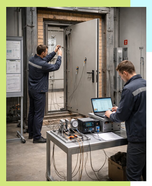 Сертификация противопожарных дверей в Клинцах по ГОСТ и ТР