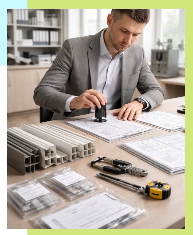 Сертификация ПВХ продукции в Клинцах от 8837 р., Алешин-Клы