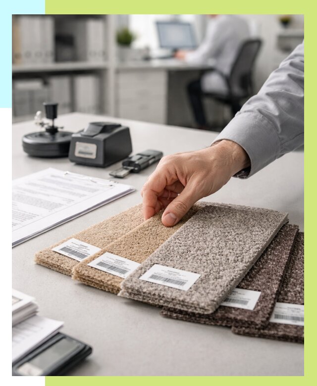 Сертификация ковролина в Клинцах от 15594 р., Алешин-Клы