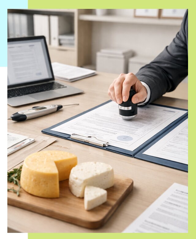 Сертификация сыров в Клинцах от 15594 р | Сертификат на сыр Алешин-Клы