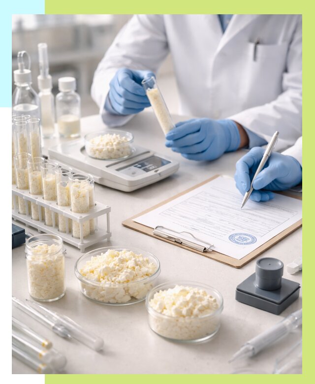 Сертификация творога в Клинцах от 12475 р. под ключ | Алешин-Клы