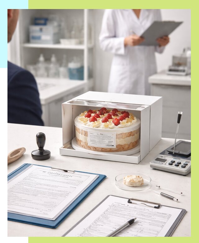 Сертификация тортов в Клинцах от 9356 р. заказать | Алешин-Клы