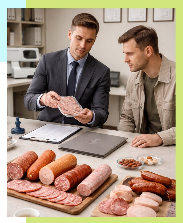 Сертификация колбасных изделий в Клинцах от 7797 р. | Алешин-Клы