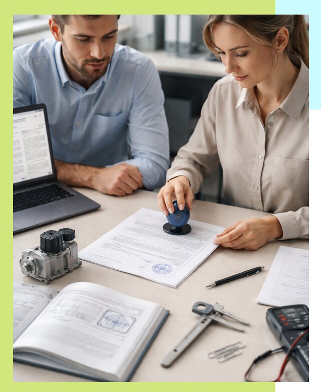 Выдача паспорта изделия и техническая экспертиза продукции в Клинцах