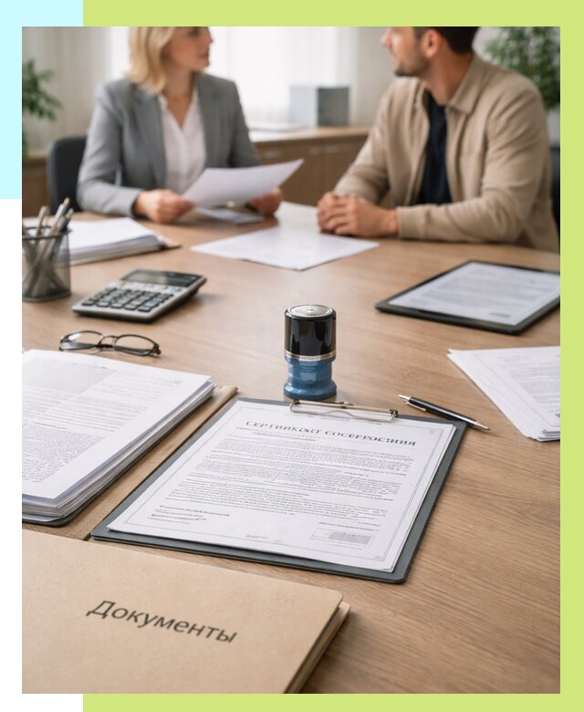 Сертификат соответствия на продукцию в Клинцах от 15594 р.|Алешин-Клы