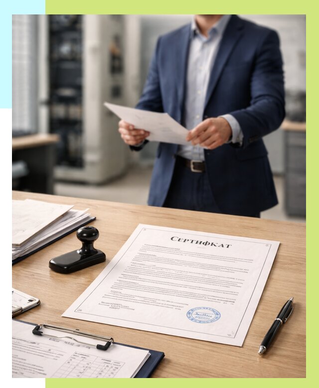 Сертификат на оборудование в Клинцах от 15594 р. | Алешин-Клы