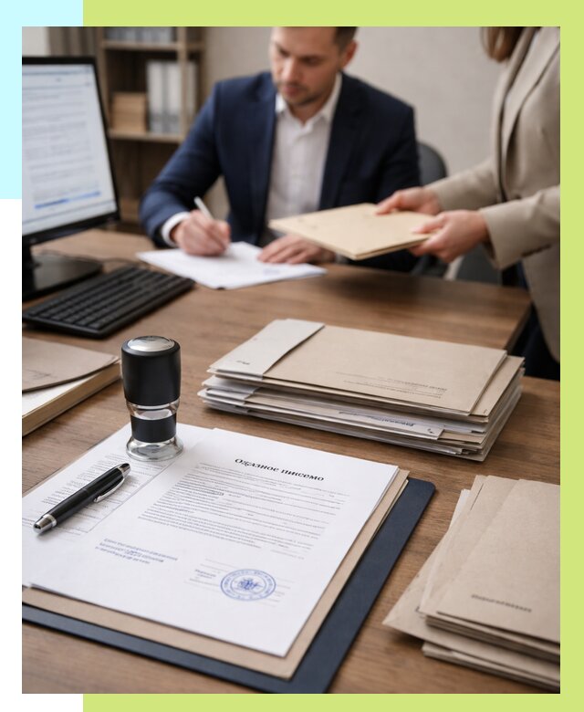 Отказное письмо для таможни в Клинцах от 3119 р, Алешин-Клы