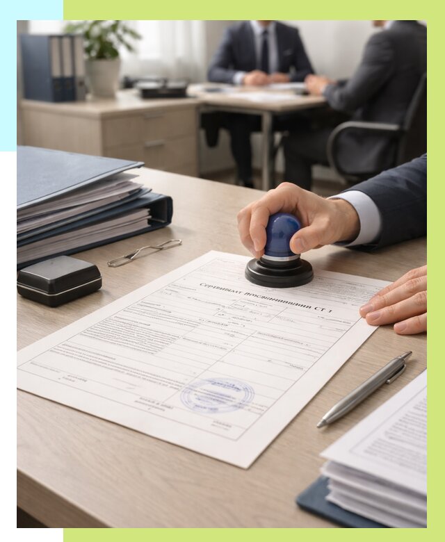 Сертификат происхождения СТ 1 в Клинцах от 4678 р. | Алешин-Клы