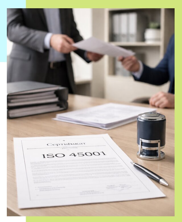 Сертификат ISO 45001 в Клинцах под ключ от 46782 р. | Алешин-Клы