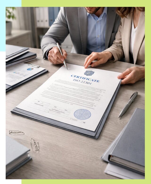 Сертификат ISO 22301 в Клинцах от 46782 р. | Алешин-Клы срочно